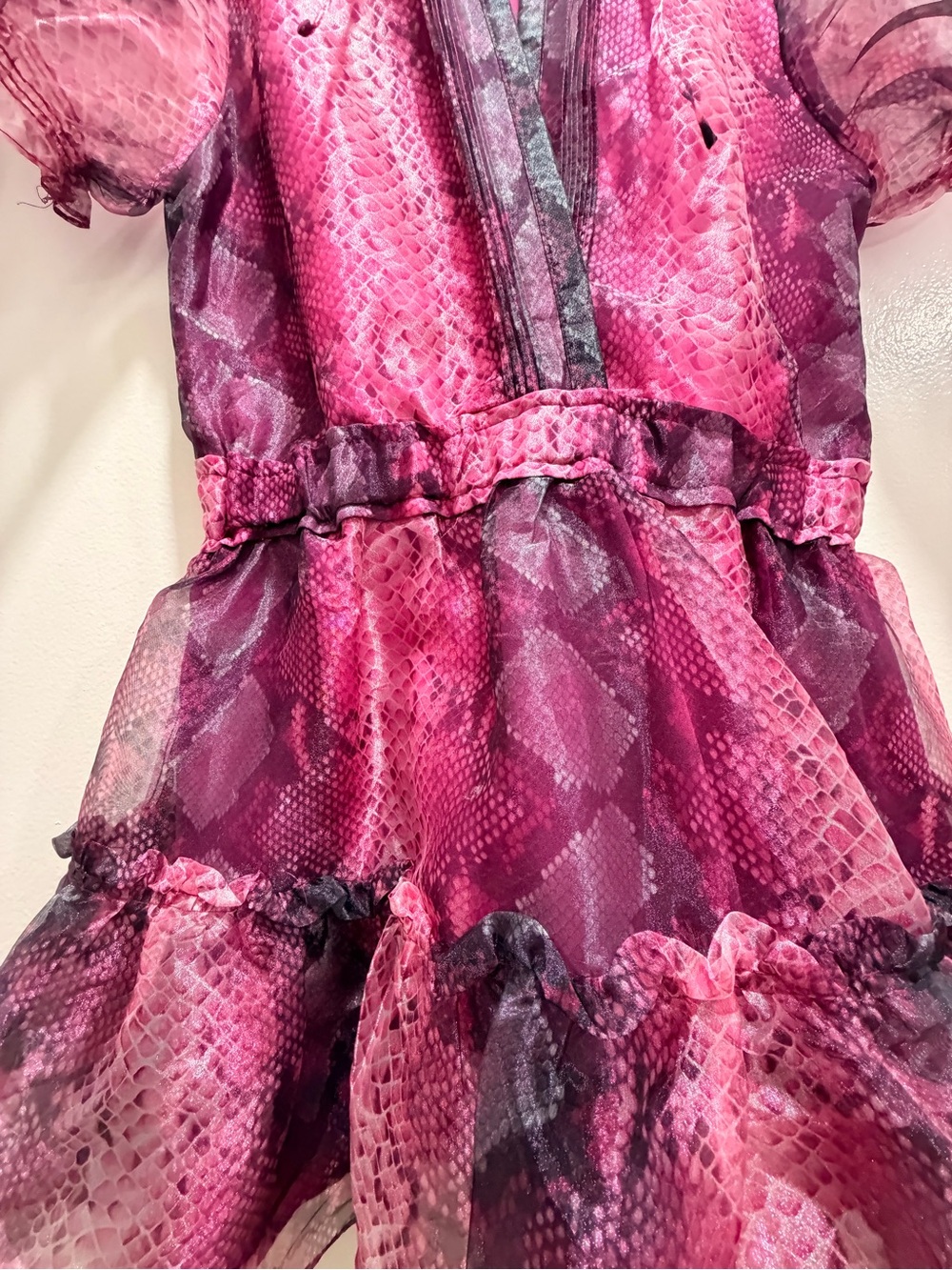 Pink Fantasy Ruffle Dress - Picture 2 of 3